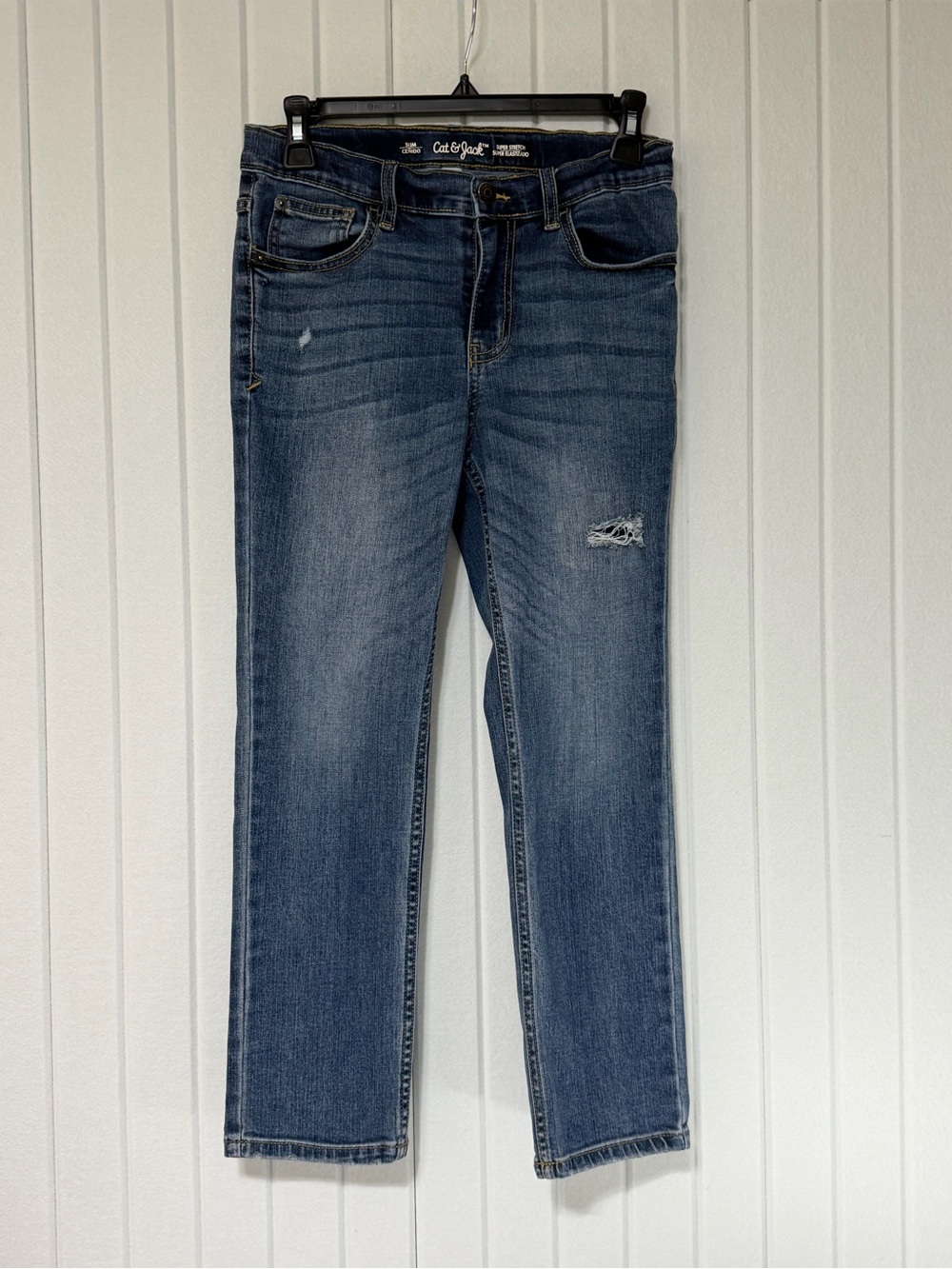 Cat & Jack Boys Straight Leg Jeans in Faded Blue (Size 10H)